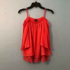 Coral Blouse